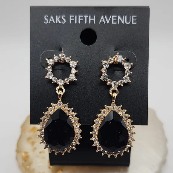 Saks Fifth Avenue Jewelry Saks Fifth Avenue Black And Gold